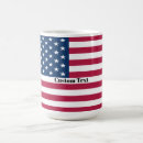 Zoek naar amerikaanse vlag mokken Patriottische koffiekop