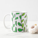 Recherche de motif tropical tasses Verdure