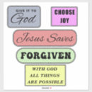 Recherche de pardon autocollants Religieux