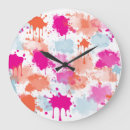 Recherche de éclaboussure de peinture horloges Bleu