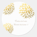 Recherche de or et blanc autocollants Moderne