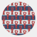 Recherche de homard rouge autocollants Été