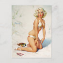 Recherche de filles bikini cartes postales Pincer