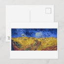 Recherche de van gogh champ de blé cartes postales Peinture célèbre