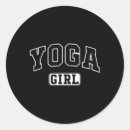Recherche de fille de yoga autocollants Respiration