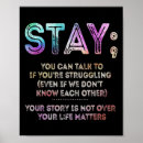 Recherche de suicide prevention posters Demi côlon