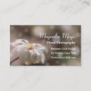 Zoek naar magnolia flower visitekaartjes Elegant