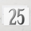 Recherche de vingt cinq invitations Argent