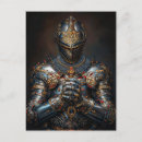 Recherche de chevalier médiéval cartes postales Âge moyen