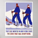 Recherche de vacances ski posters Vintage