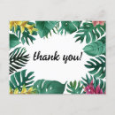 Recherche de jungle remerciements cartes Fleurs tropicales