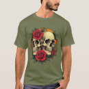 Recherche de visage crâne tshirts Halloween