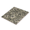 Recherche de motif fleurs vintage carreaux Blanc