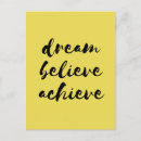 Recherche de dream cartes postales Citation inspirante