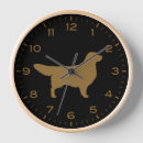 Recherche de golden retriever horloges Chien