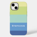 Recherche de et rayure bleue iphone coques Typographie