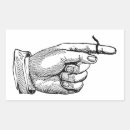 Recherche de pointage autocollants Doigt