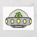 Recherche de soucoupe volante cartes postales Alien