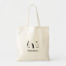 Recherche de pingouins tote bags Noir et blanc
