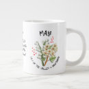 Recherche de fleur de mois de naissance tasses Jolie