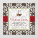 Recherche de holly noël invitations Dîner