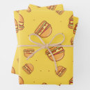 Zoek naar food pattern cadeaupapier Hamburger