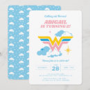 Recherche de wonder woman anniversaire invitations Étonner l'anniversaire de femme