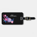 Recherche de jolie fille bagages étiquettes Fleurs
