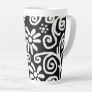 Recherche de motif noir blanc tasses Capricieux