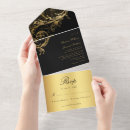 Recherche de black damask invitations Couple