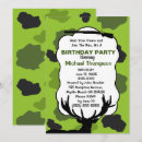 Recherche de fusil invitations Camouflage