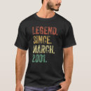Zoek naar maart tshirts Legende