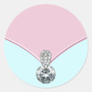 Recherche de diamant bleu autocollants Rose