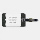 Recherche de simili cuir bagages étiquettes Noir