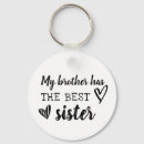 Zoek naar mijn broer sleutelhangers Schattig