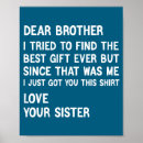 Zoek naar beste broer posters Grappig