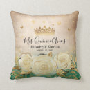 Recherche de vert foncé décoration coussins Pour elle