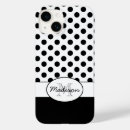 Zoek naar witte stippen iphone hoesjes Polka dot