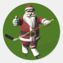 Recherche de hockey père noël autocollants Sport
