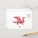Recherche de dragon rouge chinois cartes postales Moderne