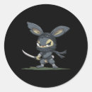 Recherche de oeufs de lapin autocollants Aquarelle