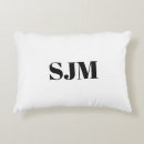 Recherche de initiale personnalisée coussins Monogramme