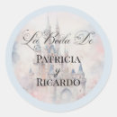 Recherche de prince mariage autocollants Bleu