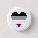 Recherche de fierté asexuelle badges Gris
