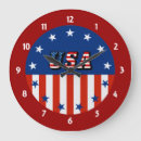 Recherche de drapeau des états unis horloges Usa