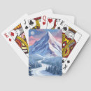 Recherche de peinture paysage jeux de cartes Montagne