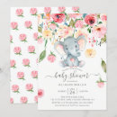 Recherche de pink elephant baby shower invitations Safari