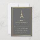Recherche de tour eiffel élégant invitations Glam