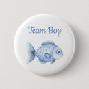 Zoek naar vissen buttons Waterverf