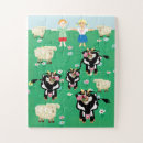Recherche de enfants puzzles Ferme